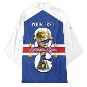 Personalized Cape Verde Football Kimono 2026 Tubaroes Azuis First-ever World Cup