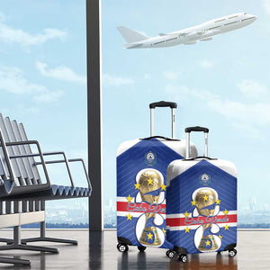 Afro Cape Verde Football Luggage Cover 2026 Tubaroes Azuis First-ever World Cup - African Pride