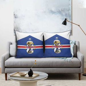 Cape Verde Football Pillow Cover 2026 Tubaroes Azuis First-ever World Cup