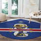 Afro Cape Verde Football Round Carpet 2026 Tubaroes Azuis First-ever World Cup - African Pride