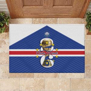 Afro Cape Verde Football Rubber Doormat 2026 Tubaroes Azuis First-ever World Cup - African Pride
