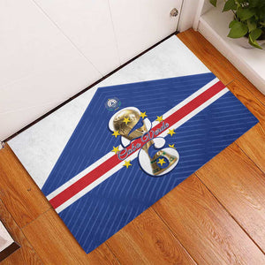 Afro Cape Verde Football Rubber Doormat 2026 Tubaroes Azuis First-ever World Cup - African Pride