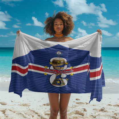Afro Cape Verde Football Sarong 2026 Tubaroes Azuis First-ever World Cup - African Pride