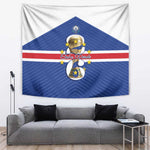 Afro Cape Verde Football Tapestry 2026 Tubaroes Azuis First-ever World Cup - African Pride