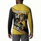 Jamaica 2026 Football Custom Button Sweatshirt Go Reggae Boyz Rasta Lion Sporty