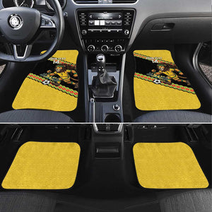 Jamaica 2026 Football Custom Car Mats Go Reggae Boyz Rasta Lion Sporty