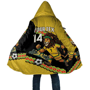 Jamaica 2026 Football Custom Cloak Go Reggae Boyz Rasta Lion Sporty