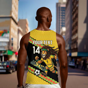 Jamaica 2026 Football Custom Men Tank Top Go Reggae Boyz Rasta Lion Sporty