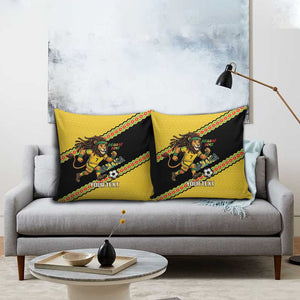 Jamaica 2026 Football Custom Pillow Cover Go Reggae Boyz Rasta Lion Sporty