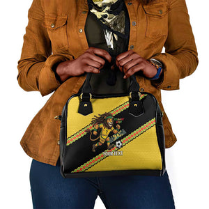 Jamaica 2026 Football Custom Shoulder Handbag Go Reggae Boyz Rasta Lion Sporty