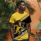 Jamaica 2026 Football Custom T shirt Go Reggae Boyz Rasta Lion Sporty
