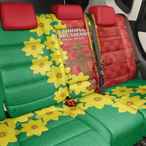 Enkutatash Ethiopia Back Car Seat Cover Melkam Addis Amet Adey Abeba Flower