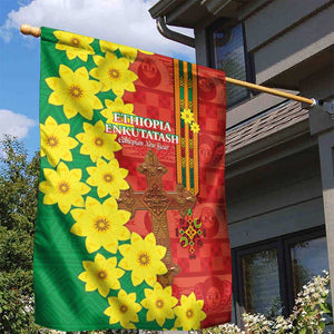 Enkutatash Ethiopia Garden Flag Melkam Addis Amet Adey Abeba Flower