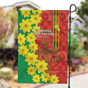 Enkutatash Ethiopia Garden Flag Melkam Addis Amet Adey Abeba Flower