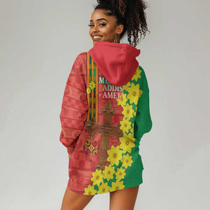 Enkutatash Ethiopia Hoodie Dress Melkam Addis Amet Adey Abeba Flower