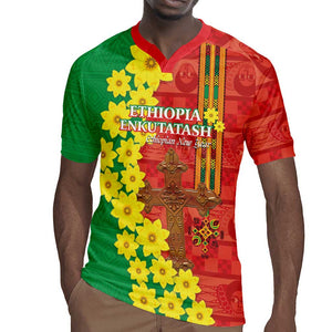 Enkutatash Ethiopia Rugby Jersey Melkam Addis Amet Adey Abeba Flower