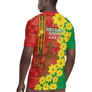 Enkutatash Ethiopia Rugby Jersey Melkam Addis Amet Adey Abeba Flower