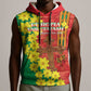 Enkutatash Ethiopia Sleeveless Hoodie Melkam Addis Amet Adey Abeba Flower - African Pride