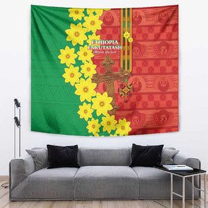 Enkutatash Ethiopia Tapestry Melkam Addis Amet Adey Abeba Flower