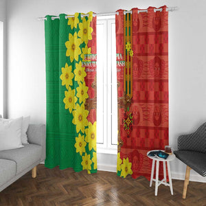 Enkutatash Ethiopia Window Curtain Melkam Addis Amet Adey Abeba Flower