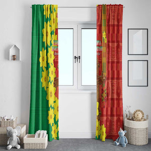 Enkutatash Ethiopia Window Curtain Melkam Addis Amet Adey Abeba Flower