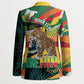 Personalized Benin Independence Day Blazer Coat Of Arms Leopard Oil Palm Leaves