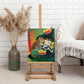 Benin Independence Day Canvas Wall Art Coat Of Arms Leopard Oil Palm Leaves