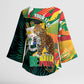 Personalized Benin Independence Day Kimono Sleeve Blouse Coat Of Arms Leopard Oil Palm Leaves