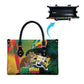Benin Independence Day Leather Bag Coat Of Arms Leopard Oil Palm Leaves