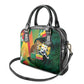 Benin Independence Day Shoulder Handbag Coat Of Arms Leopard Oil Palm Leaves