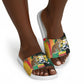 Benin Independence Day Slide Sandals Coat Of Arms Leopard Oil Palm Leaves