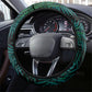 Benin Independence Day Steering Wheel Cover Coat Of Arms Leopard Oil Palm Leaves