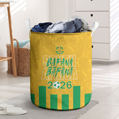 South Africa Soccer 2026 Laundry Basket Bafana Bafana Kaofela Protea Yellow