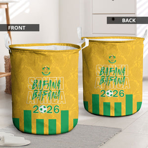 South Africa Soccer 2026 Laundry Basket Bafana Bafana Kaofela Protea Yellow