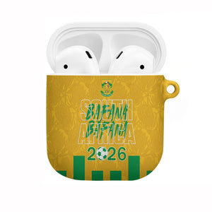 South Africa Soccer 2026 AirPods Case Bafana Bafana Kaofela Protea Yellow