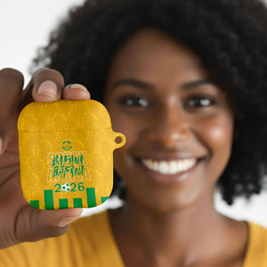 South Africa Soccer 2026 AirPods Case Bafana Bafana Kaofela Protea Yellow