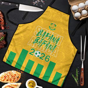 South Africa Soccer 2026 Apron Bafana Bafana Kaofela Protea Yellow