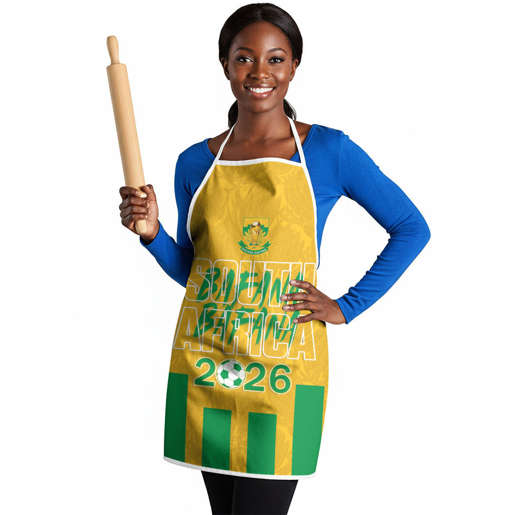 South Africa Soccer 2026 Apron Bafana Bafana Kaofela Protea Yellow