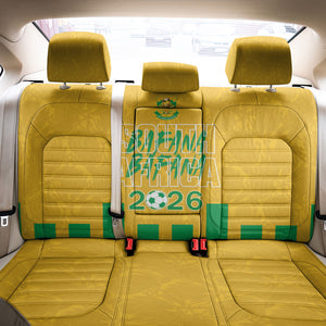 South Africa Soccer 2026 Back Car Seat Cover Bafana Bafana Kaofela Protea Yellow