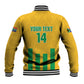 South Africa Soccer 2026 Custom Baseball Jacket Bafana Bafana Kaofela Protea Yellow