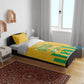 South Africa Soccer 2026 Bedding Set Bafana Bafana Kaofela Protea Yellow