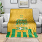 South Africa Soccer 2026 Blanket Bafana Bafana Kaofela Protea Yellow