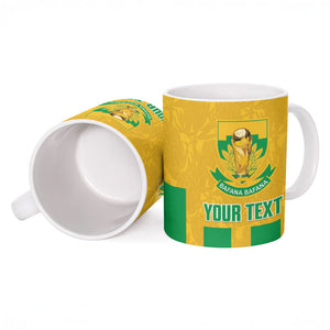 South Africa Soccer 2026 Custom Ceramic Mug Bafana Bafana Kaofela Protea Yellow