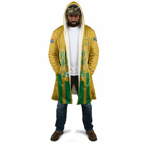 South Africa Soccer 2026 Custom Cloak Bafana Bafana Kaofela Protea Yellow