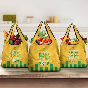 South Africa Soccer 2026 Grocery Bag Bafana Bafana Kaofela Protea Yellow