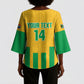 South Africa Soccer 2026 Custom Kimono Sleeve Blouse Bafana Bafana Kaofela Protea Yellow