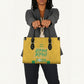 South Africa Soccer 2026 Leather Bag Bafana Bafana Kaofela Protea Yellow