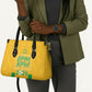South Africa Soccer 2026 Leather Bag Bafana Bafana Kaofela Protea Yellow