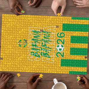 South Africa Soccer 2026 Puzzle Bafana Bafana Kaofela Protea Yellow