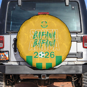South Africa Soccer 2026 Spare Tire Cover Bafana Bafana Kaofela Protea Yellow